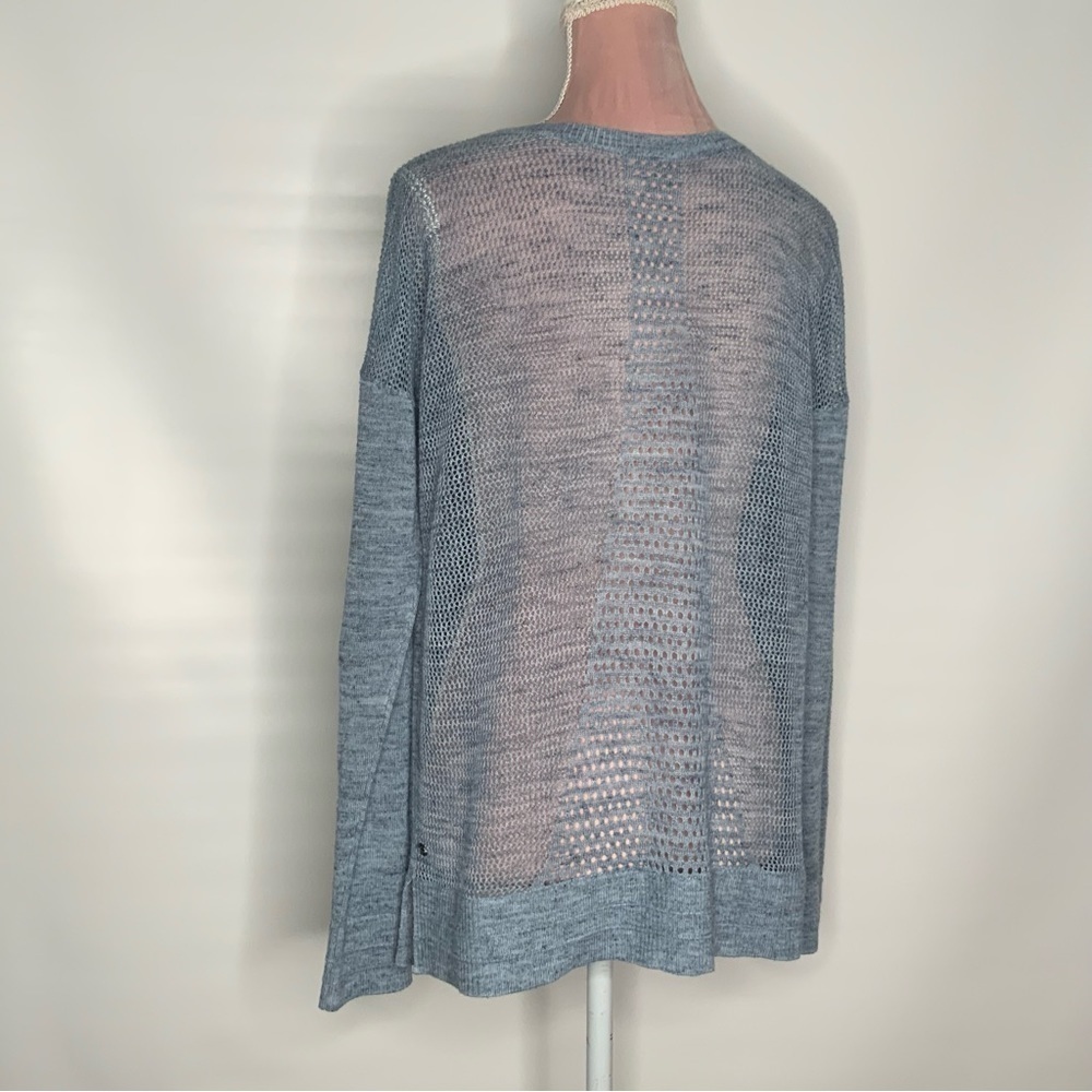LULULEMON Well Being Crew Knit linen blend top sweater. - Picture 8 of 9